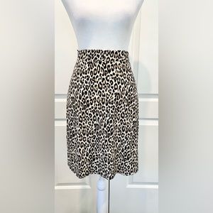 Philosophy Petite Leopard skirt
